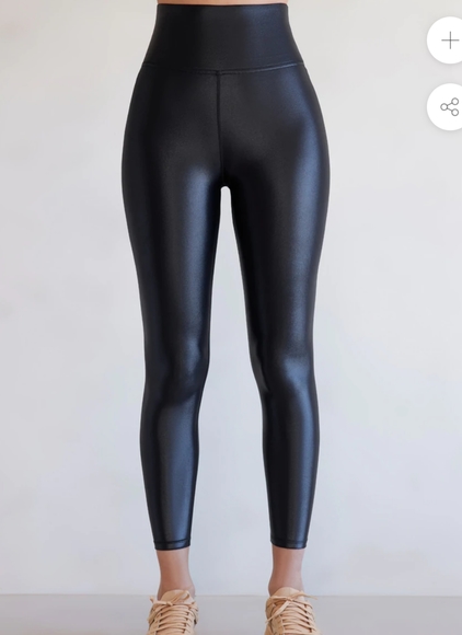 CARBON38 HIGH RISE 7/8 LEGGING IN SHINE - Picture 4 of 8